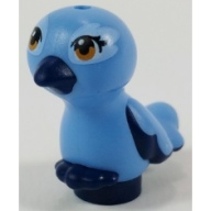 Lego pták, ptáček, středně modrá (6211862)